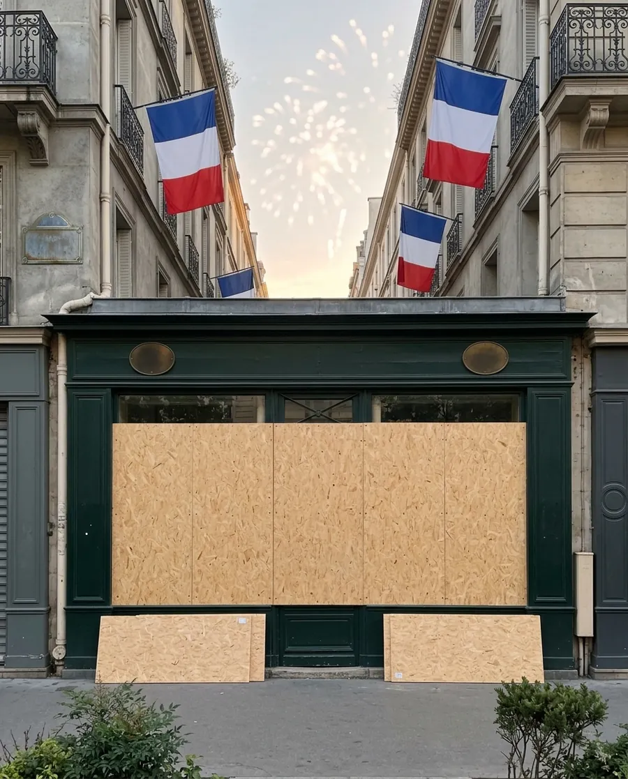 Panneaux OSB et contreplaqué vissés dans le bâti Versailles